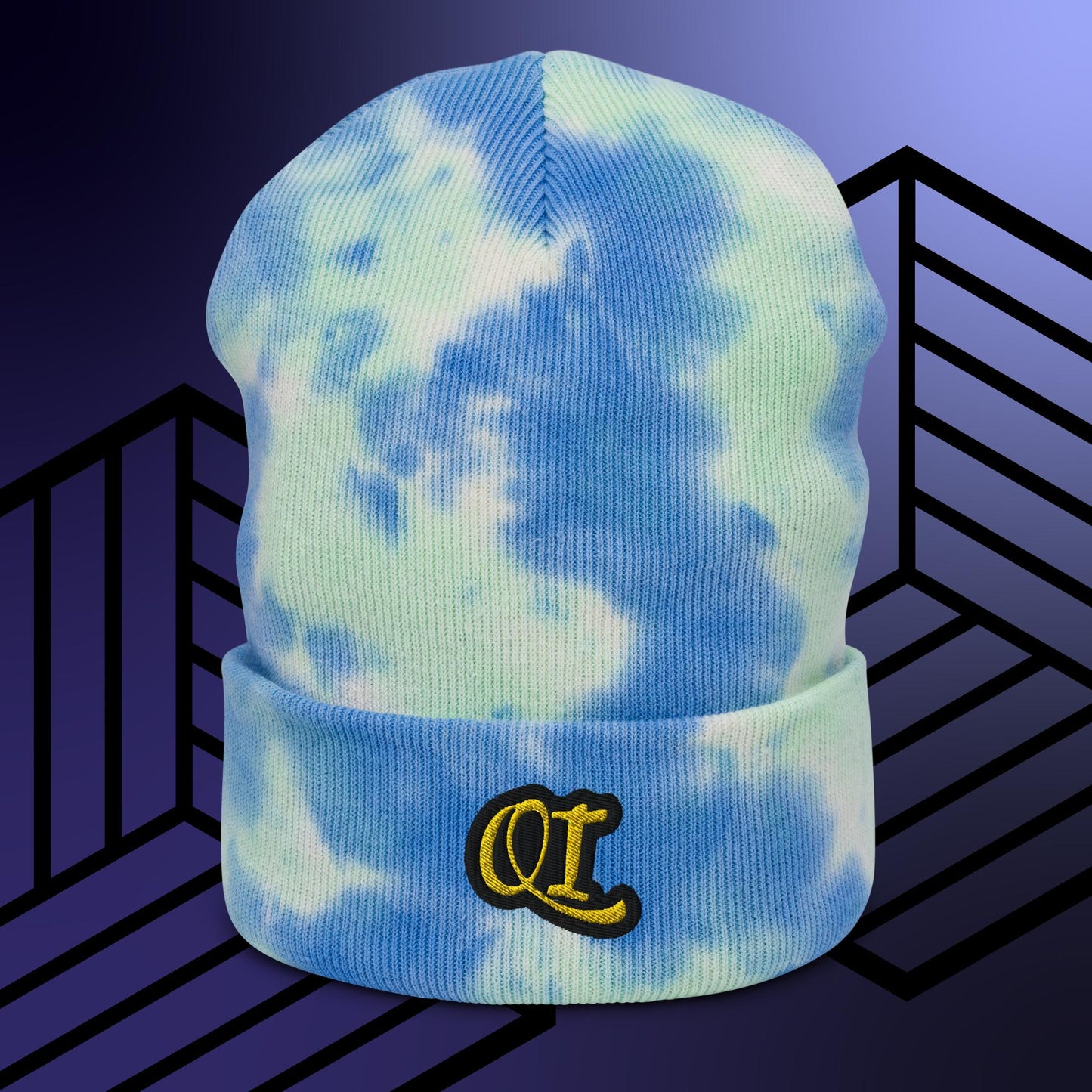 Quantum Imagination Tie-dye beanie
