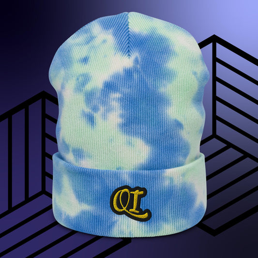 Quantum Imagination Tie-dye beanie