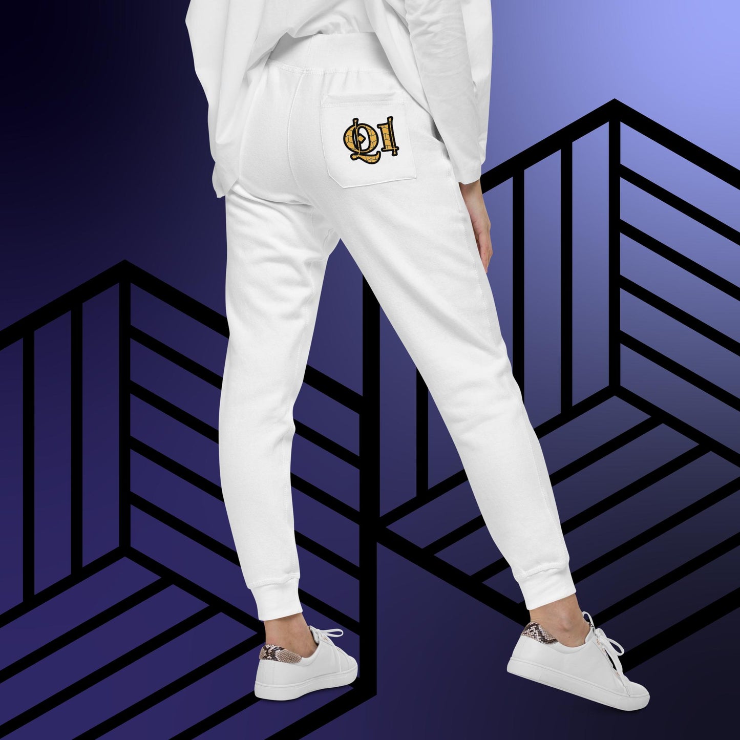 "Melted" Unisex fleece sweatpants