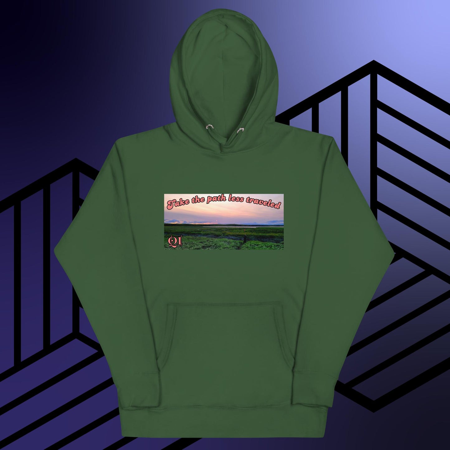 The Alaska Collection- The Path Less Traveled  Unisex Hoodie