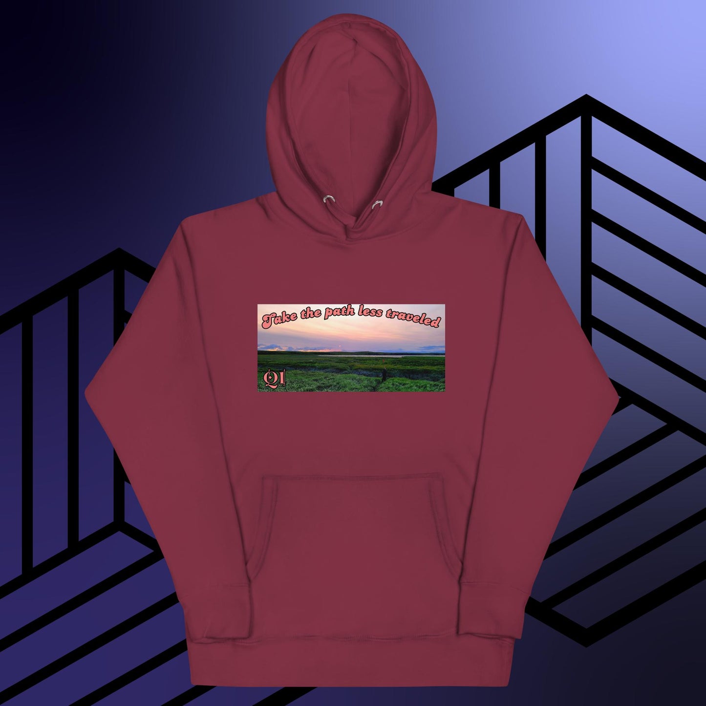 The Alaska Collection- The Path Less Traveled  Unisex Hoodie