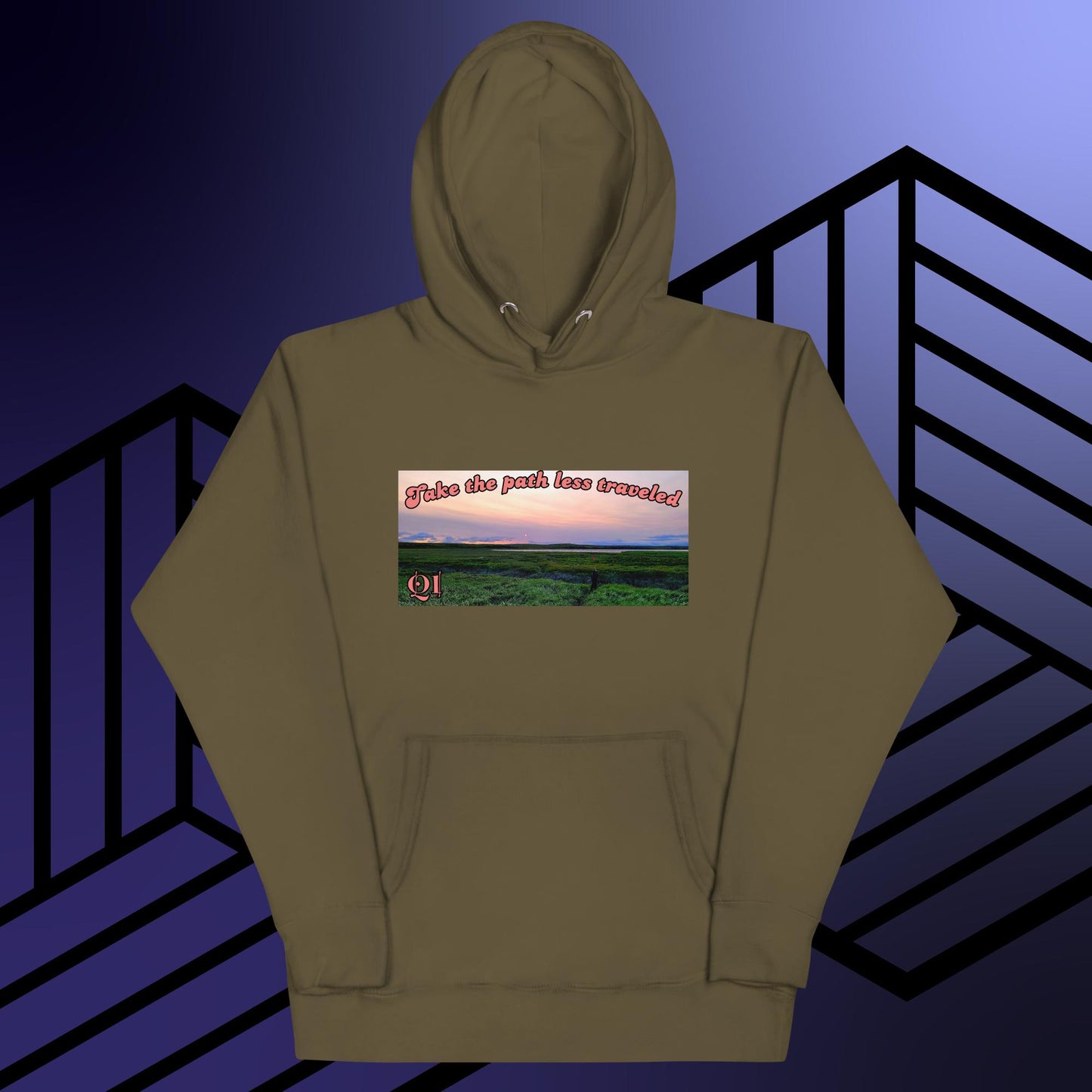 The Alaska Collection- The Path Less Traveled  Unisex Hoodie