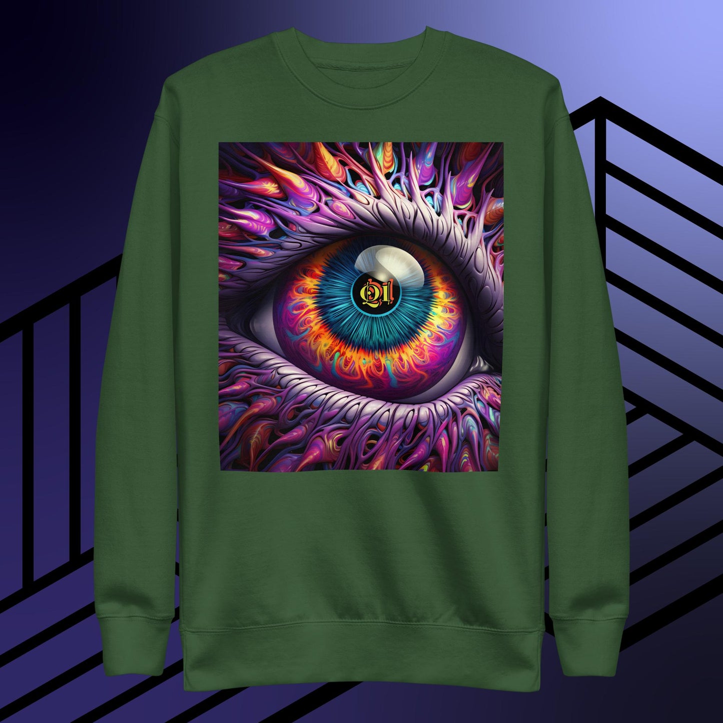 Fractal Vision Unisex Premium Sweatshirt