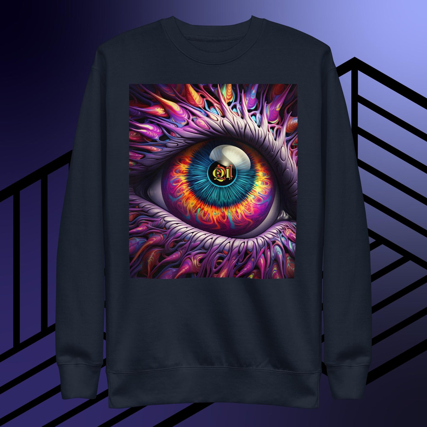 Fractal Vision Unisex Premium Sweatshirt