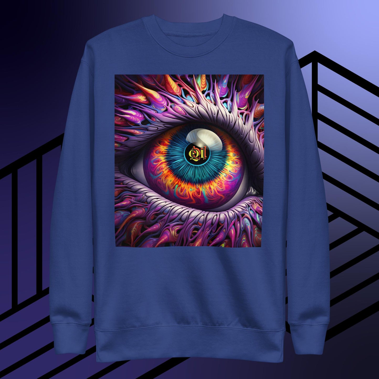 Fractal Vision Unisex Premium Sweatshirt