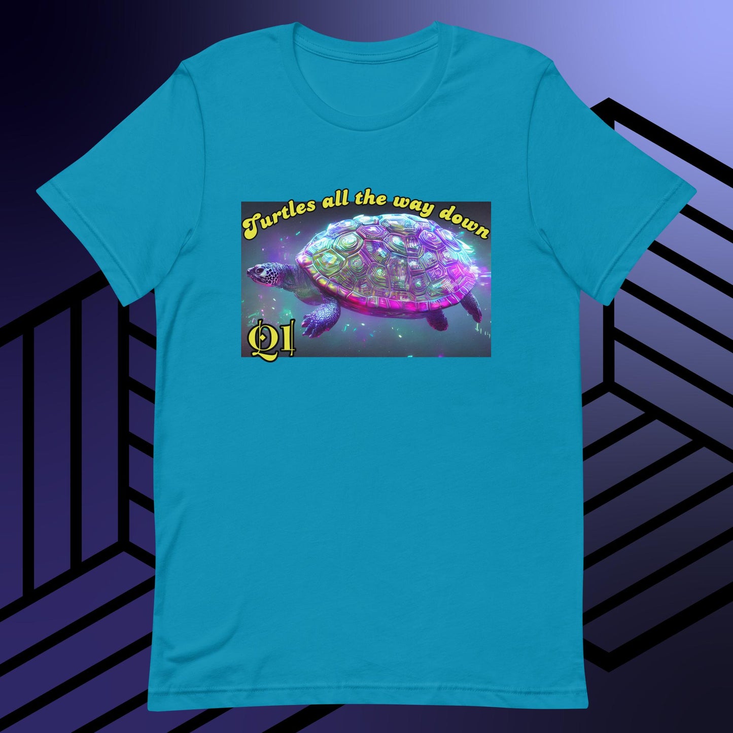 Turtles All The Way Down Unisex t-shirt