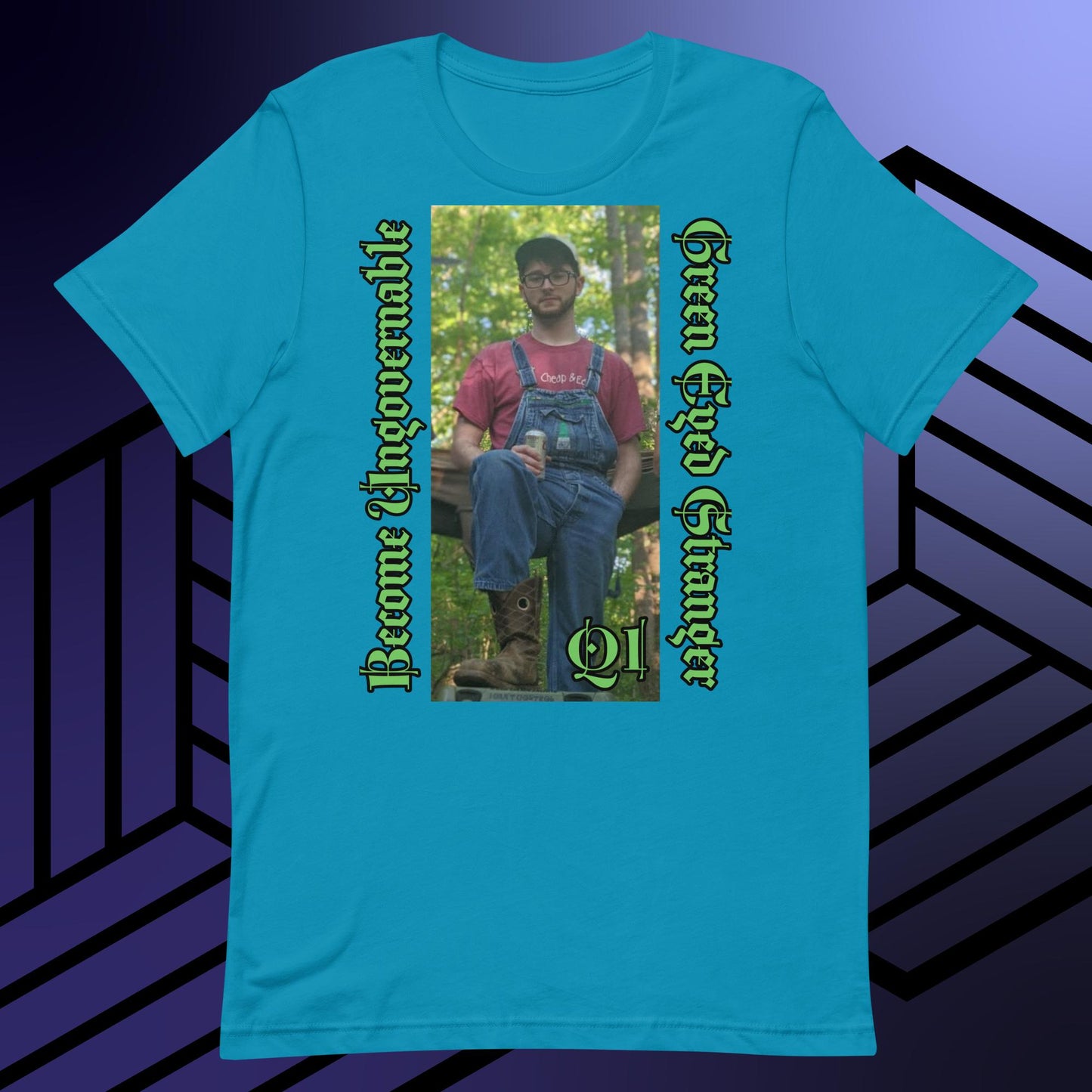 The "Green Eyed Stranger" Collection - Jesse Black Collab Unisex t-shirt