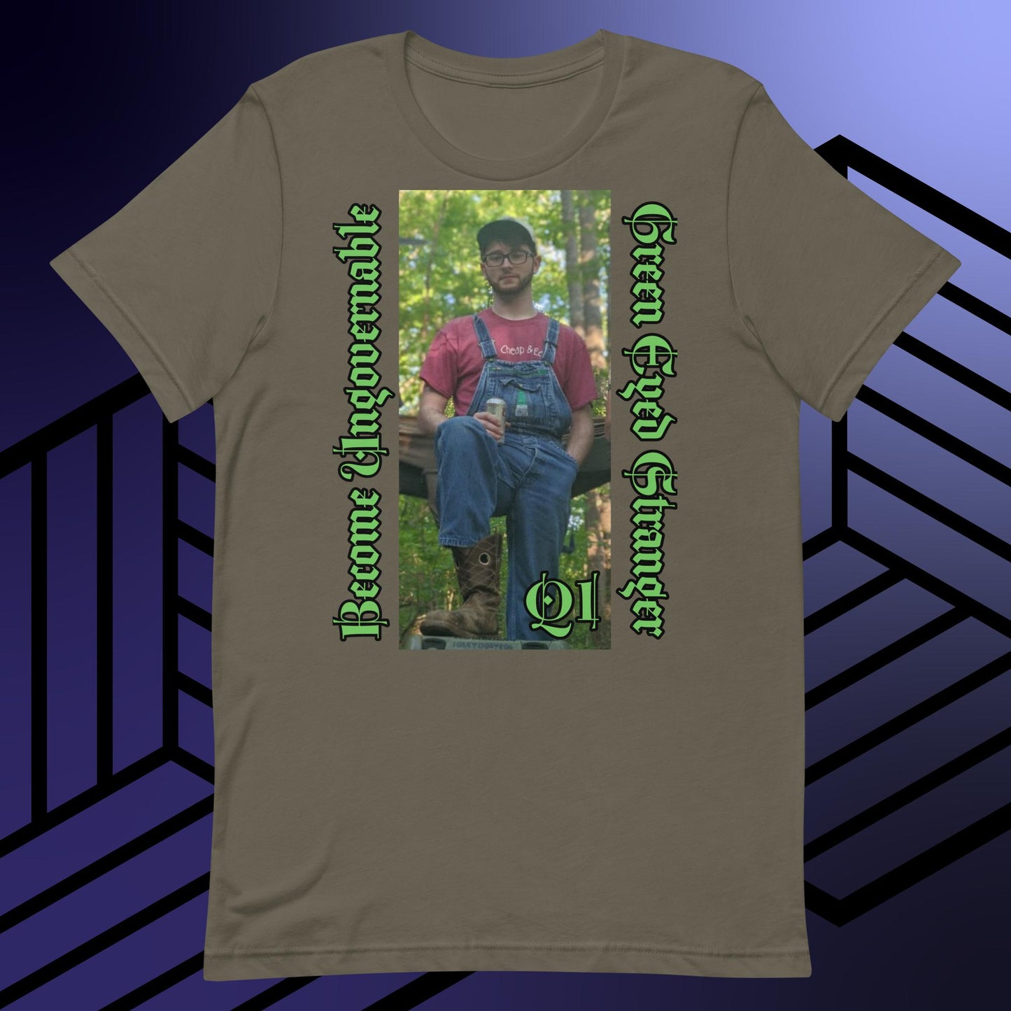 The "Green Eyed Stranger" Collection - Jesse Black Collab Unisex t-shirt
