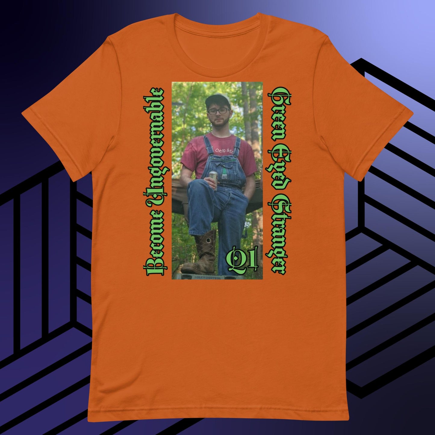 The "Green Eyed Stranger" Collection - Jesse Black Collab Unisex t-shirt