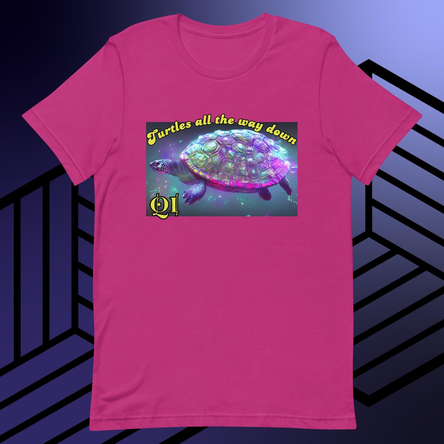 Turtles All The Way Down Unisex t-shirt