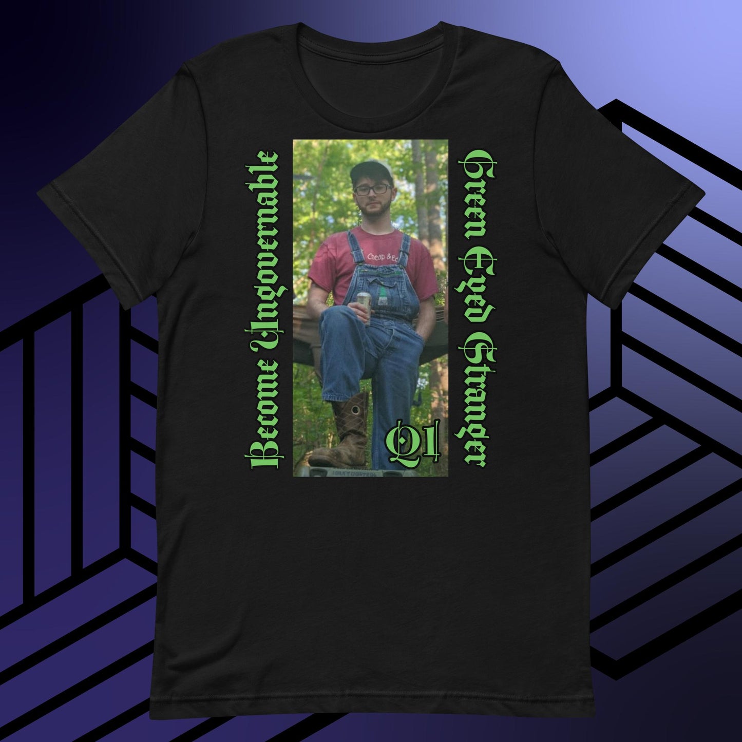 The "Green Eyed Stranger" Collection - Jesse Black Collab Unisex t-shirt
