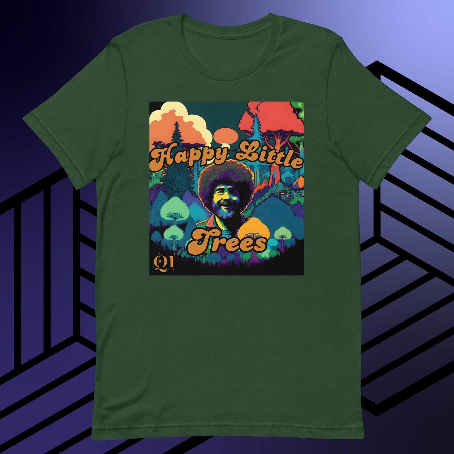 Happy Little Trees Unisex t-shirt