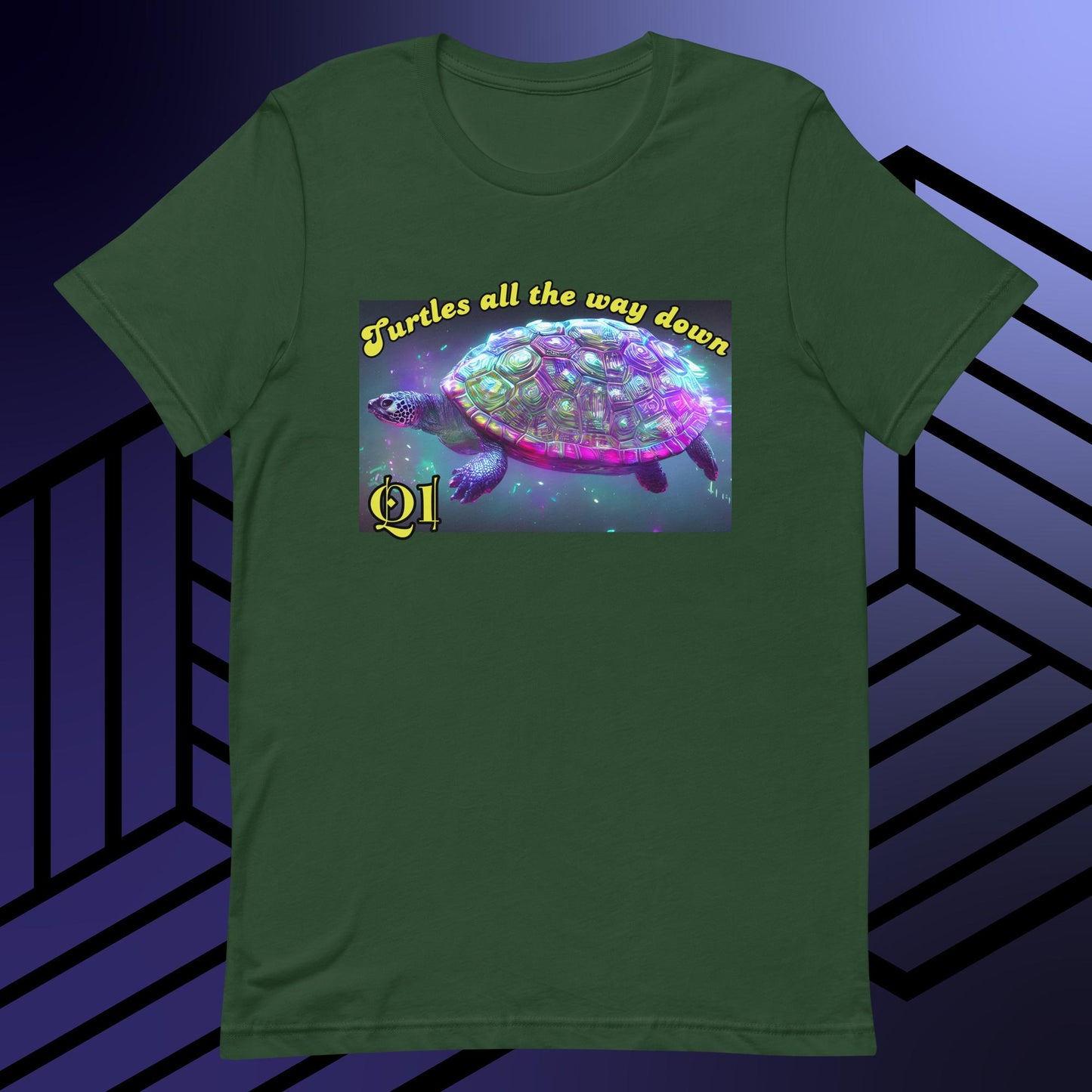 Turtles All The Way Down Unisex t-shirt