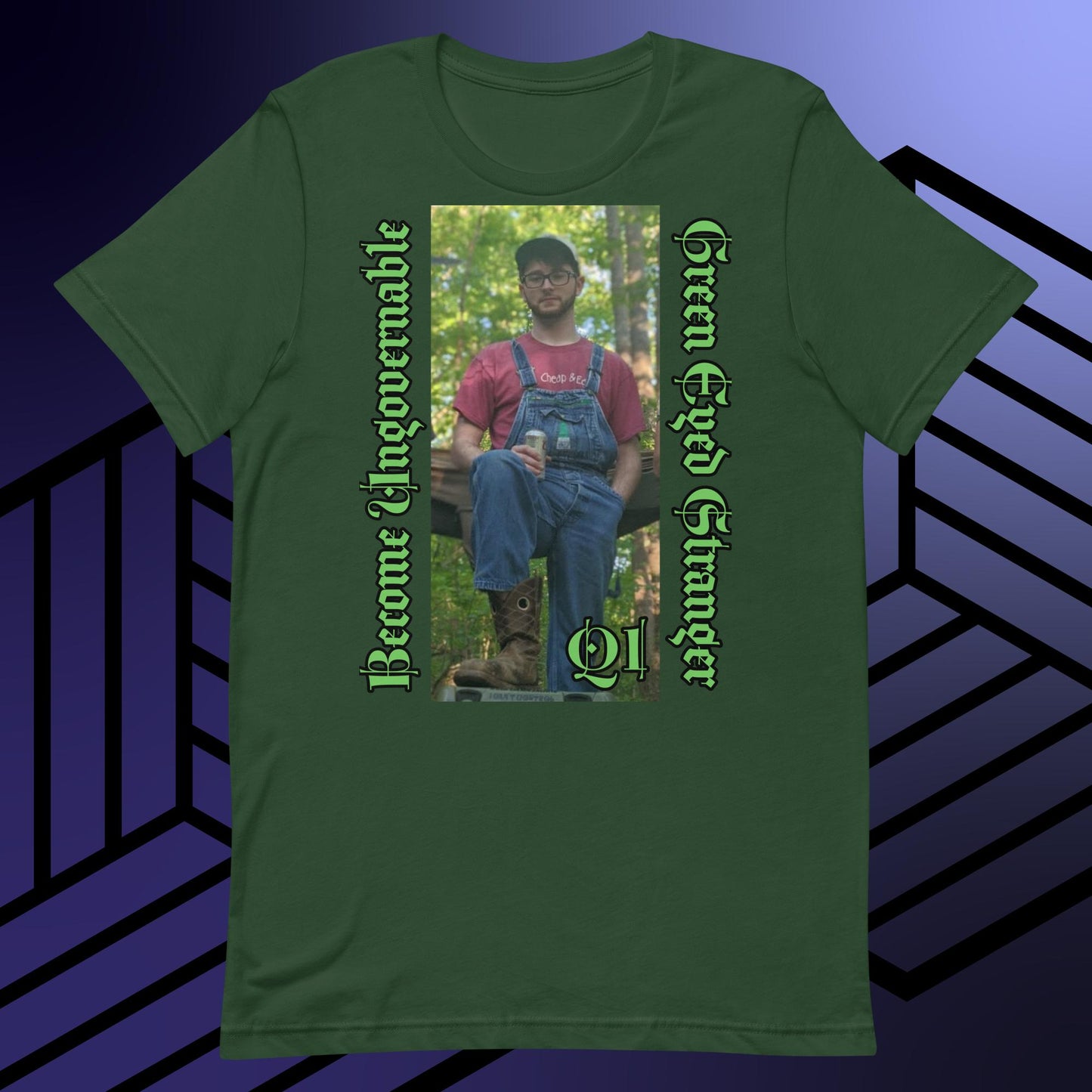 The "Green Eyed Stranger" Collection - Jesse Black Collab Unisex t-shirt