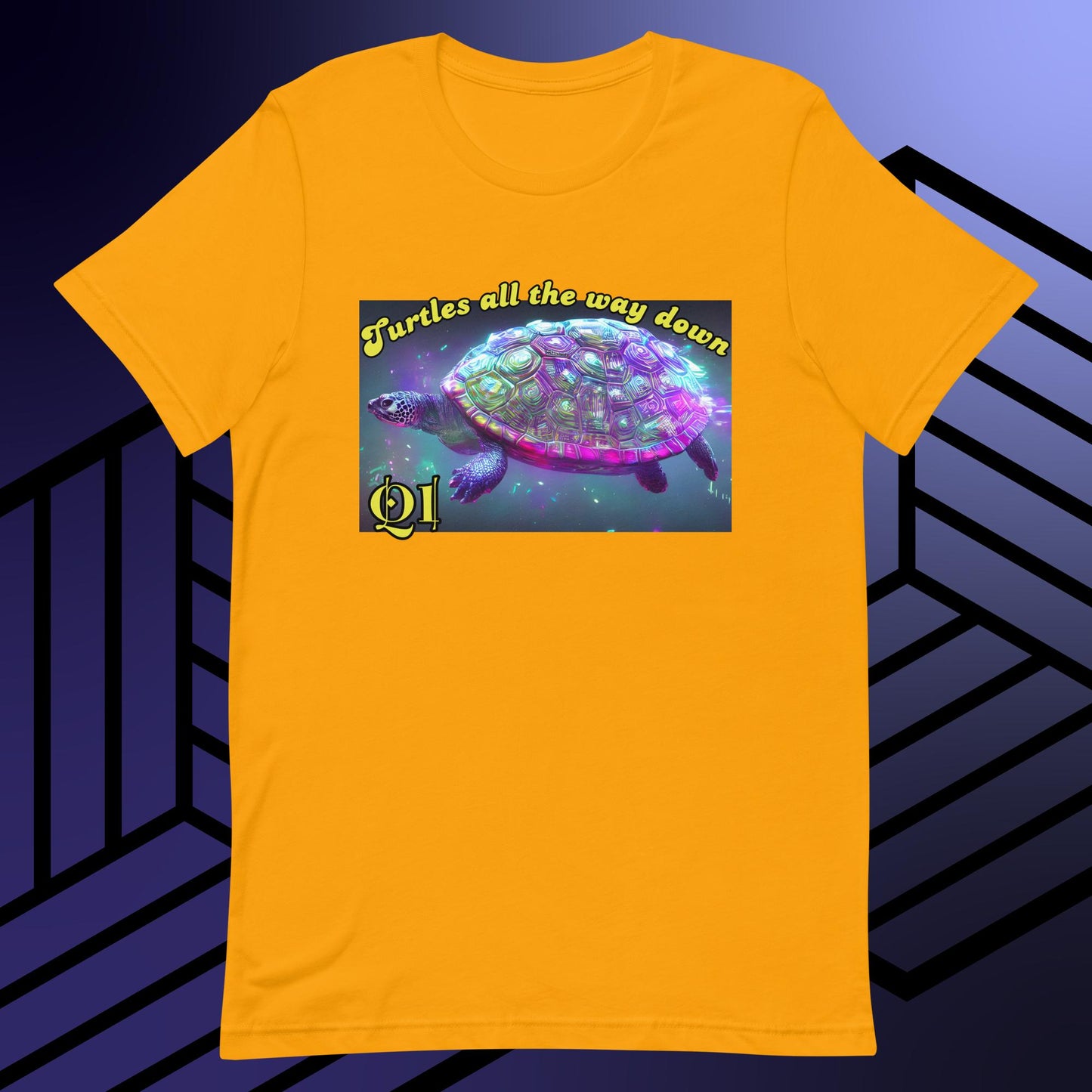 Turtles All The Way Down Unisex t-shirt