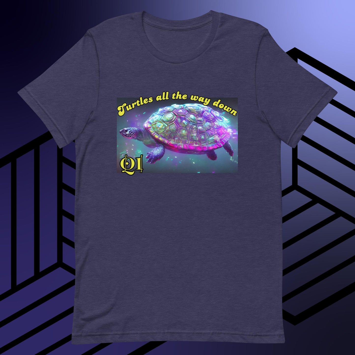 Turtles All The Way Down Unisex t-shirt