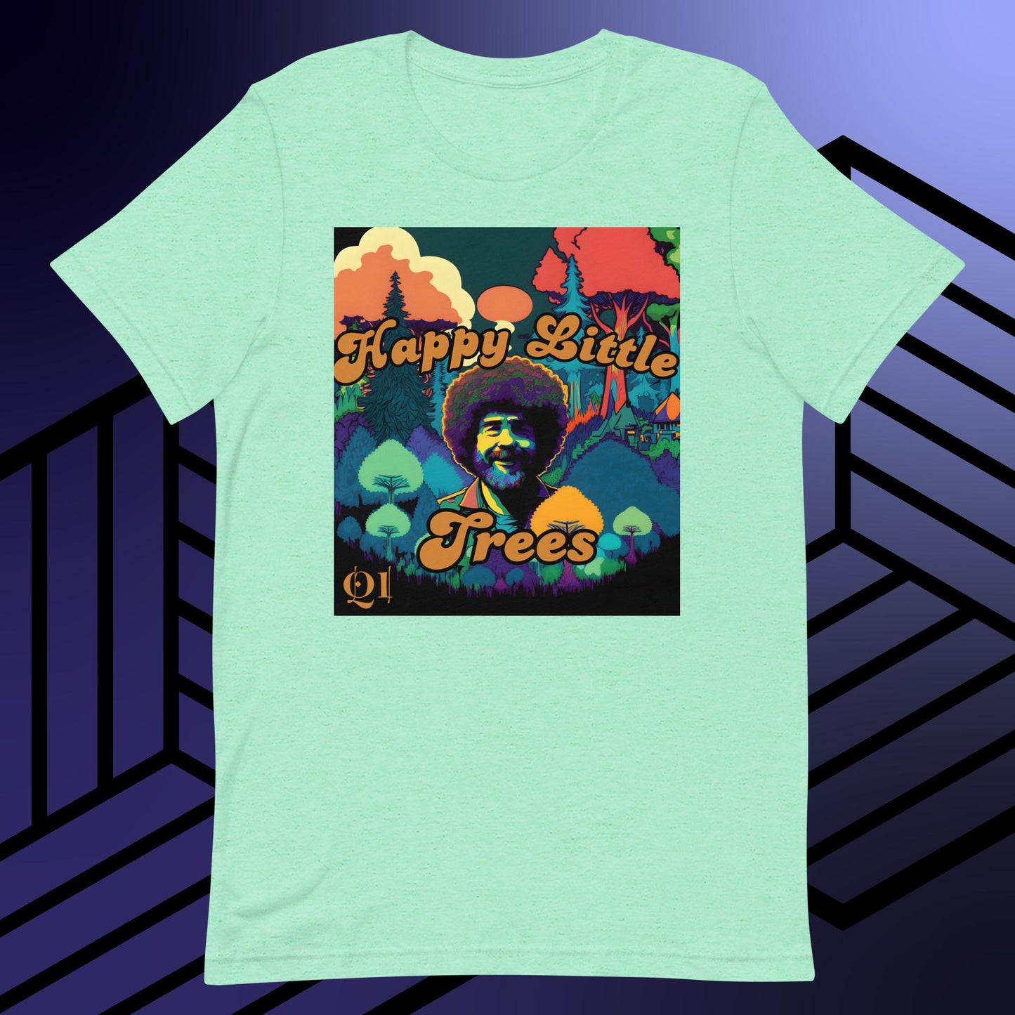 Happy Little Trees Unisex t-shirt