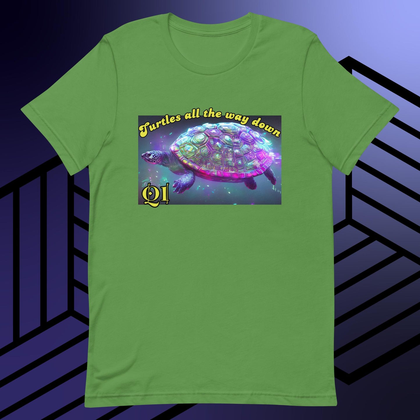 Turtles All The Way Down Unisex t-shirt
