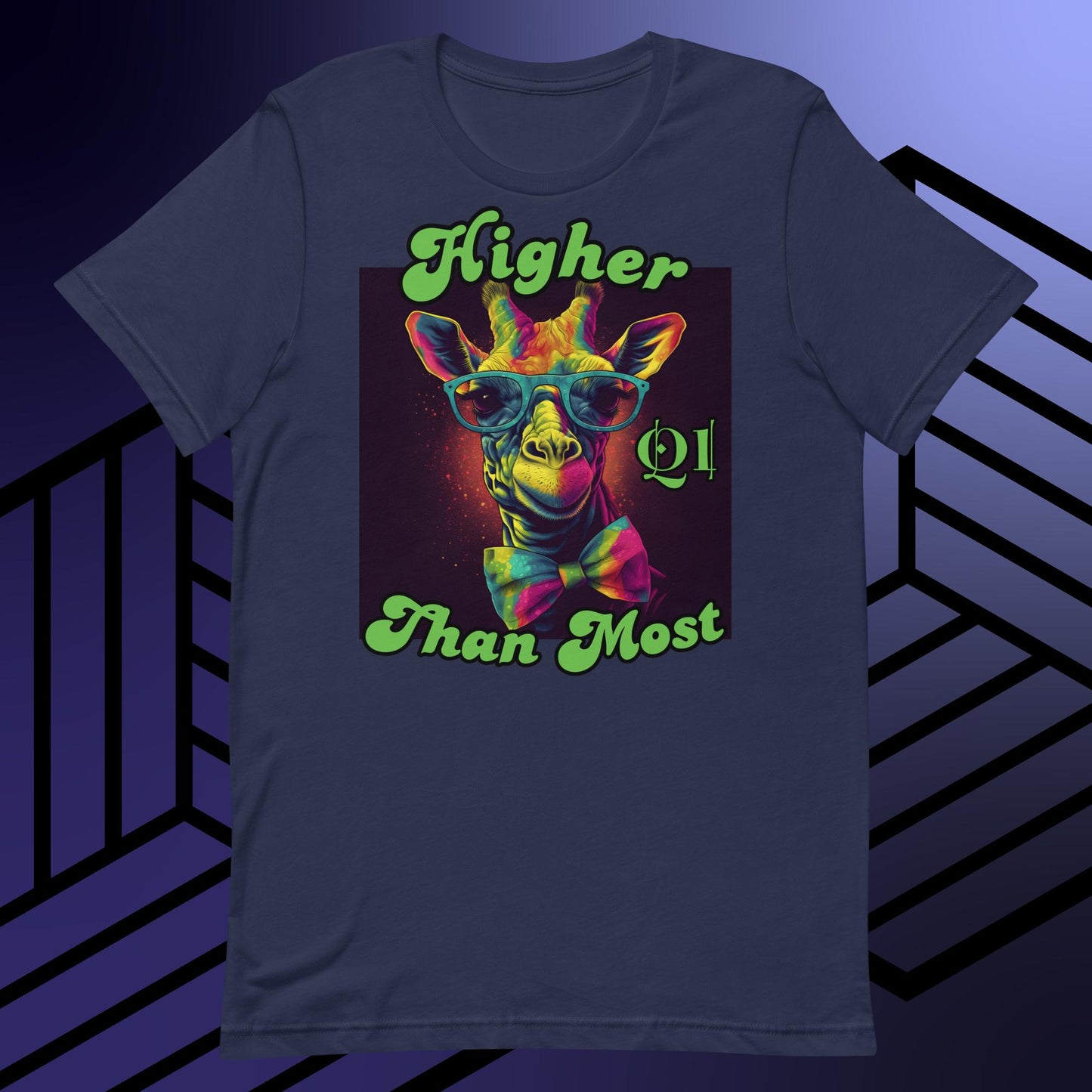 Higher Than Most Giraffe Unisex t-shirt