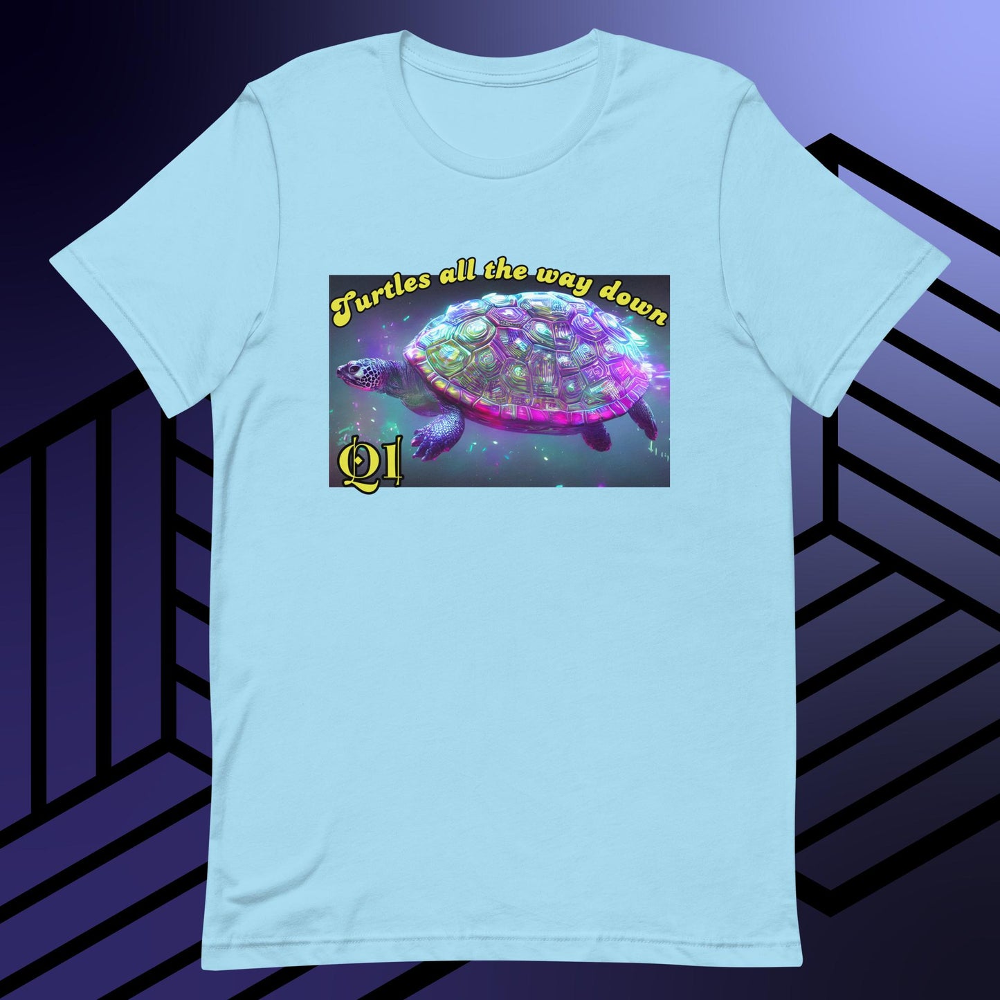Turtles All The Way Down Unisex t-shirt