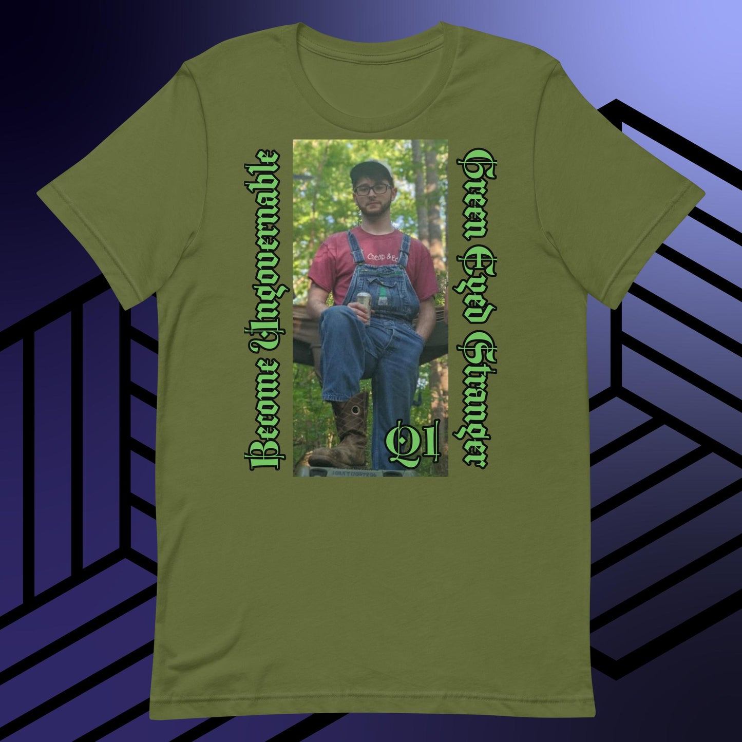 The "Green Eyed Stranger" Collection - Jesse Black Collab Unisex t-shirt