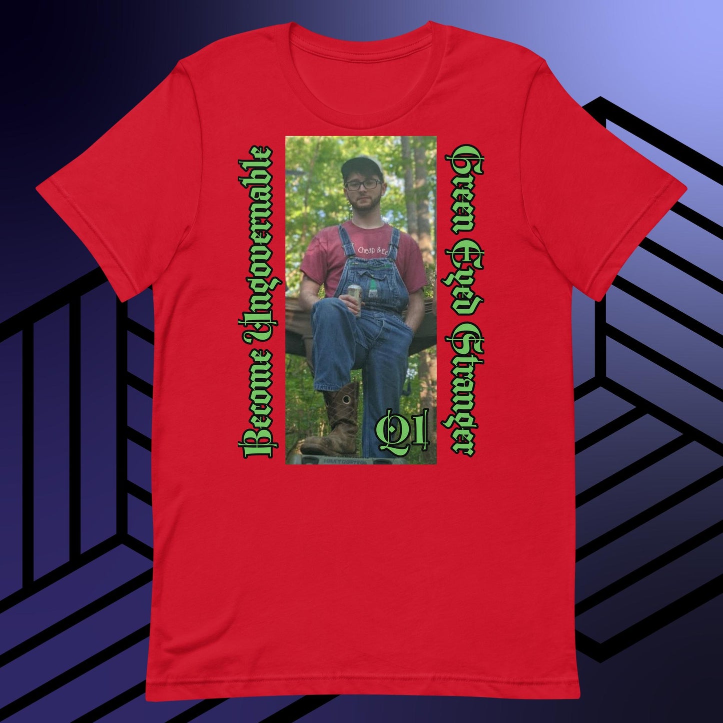The "Green Eyed Stranger" Collection - Jesse Black Collab Unisex t-shirt