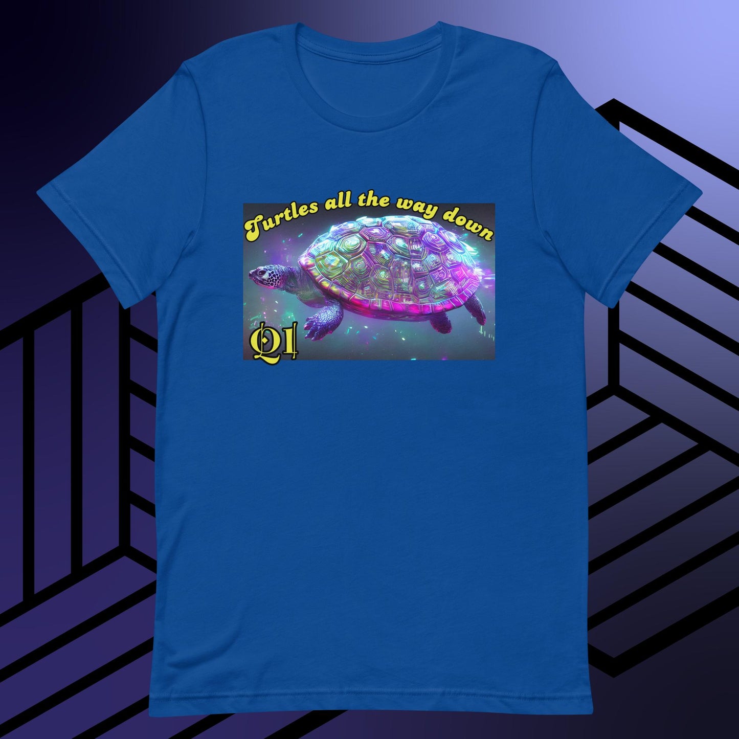 Turtles All The Way Down Unisex t-shirt