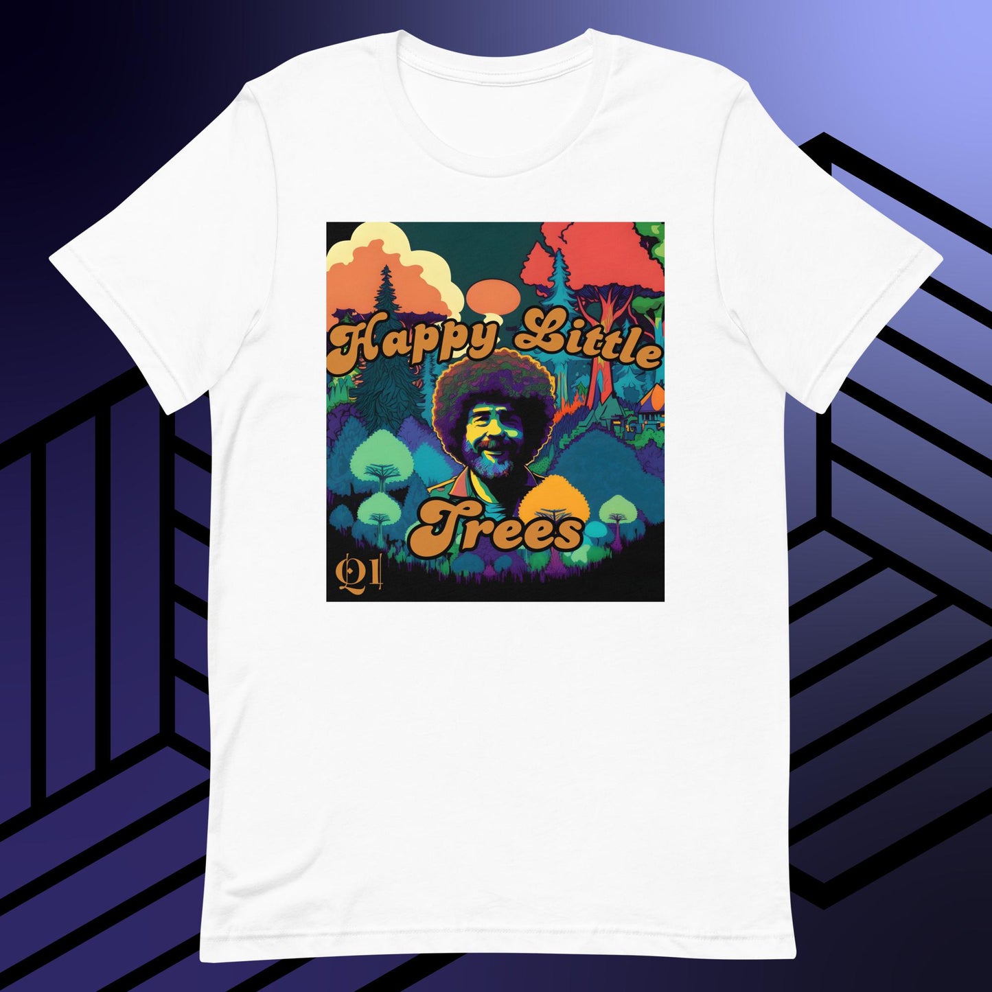 Happy Little Trees Unisex t-shirt
