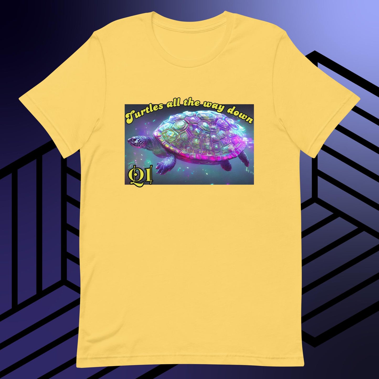 Turtles All The Way Down Unisex t-shirt