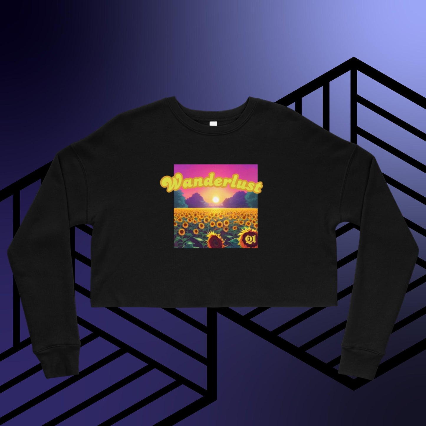 Wanderlust Crop Sweatshirt