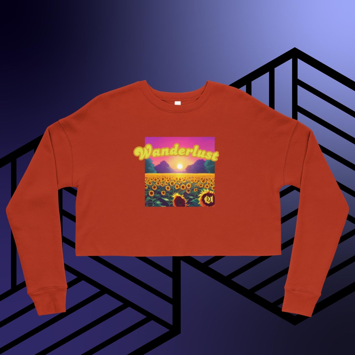 Wanderlust Crop Sweatshirt
