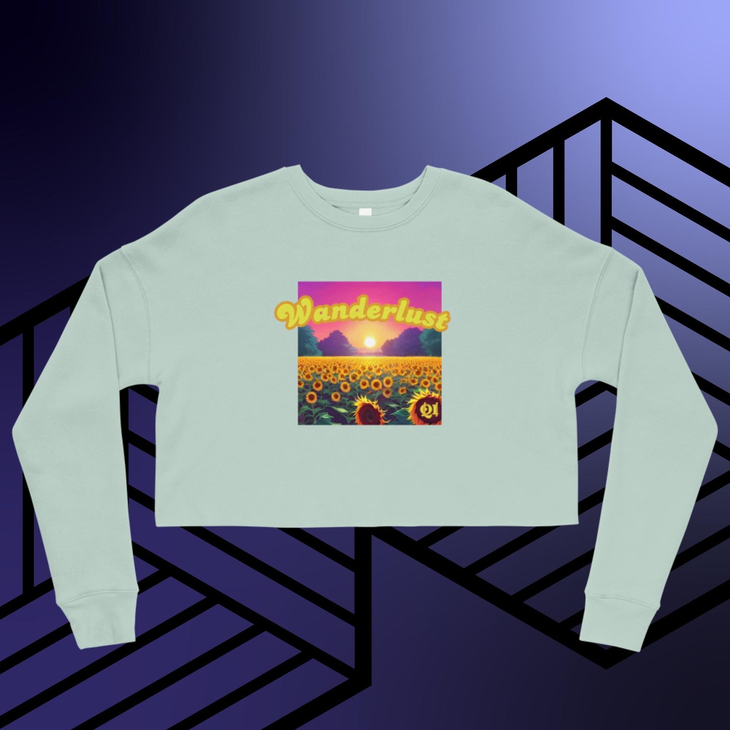 Wanderlust Crop Sweatshirt