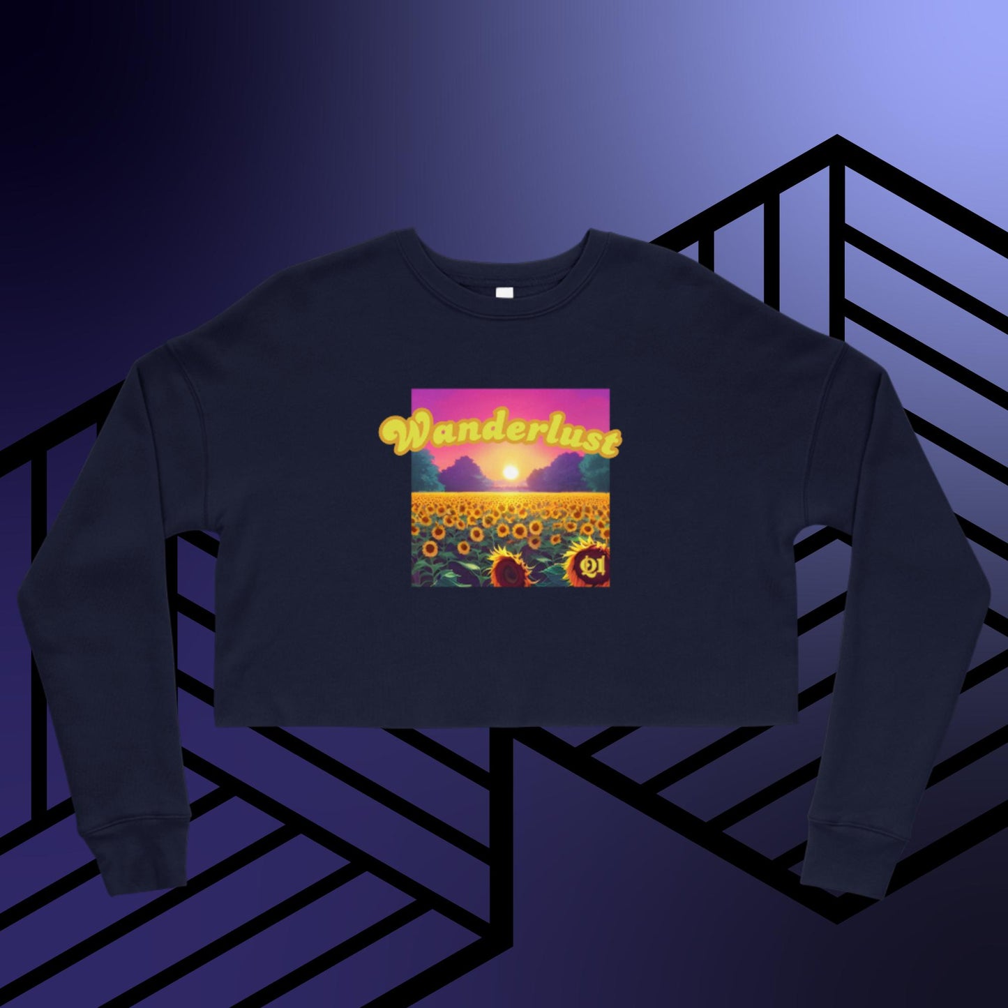 Wanderlust Crop Sweatshirt